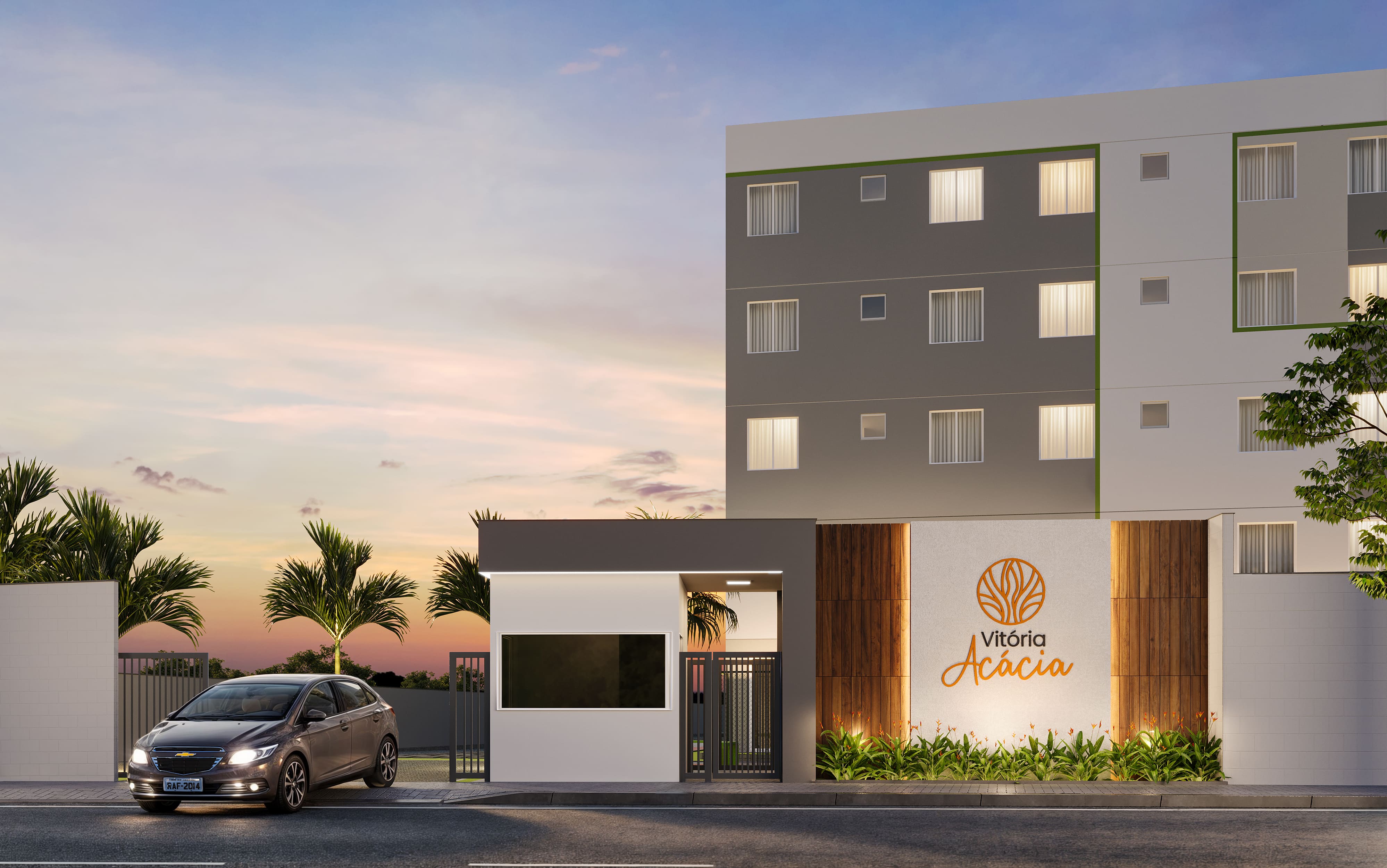 Fachada de lançamento na Praia de Iracema